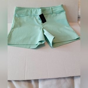 THE LIMITED women's mint green shorts size 10 NWT
